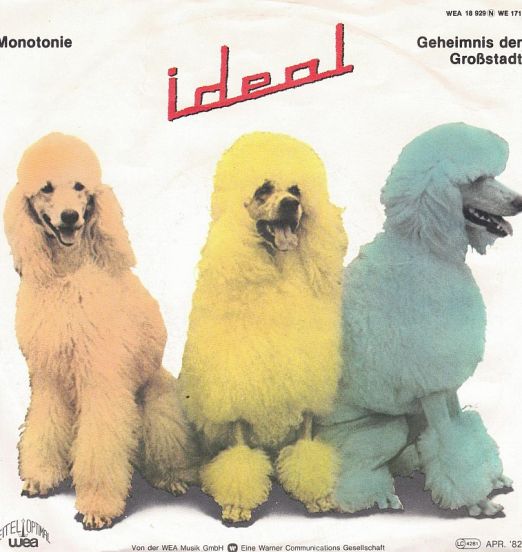 Ideal – Monotonie b/w Geheimnis Der Großstadt – WEA GER 7"