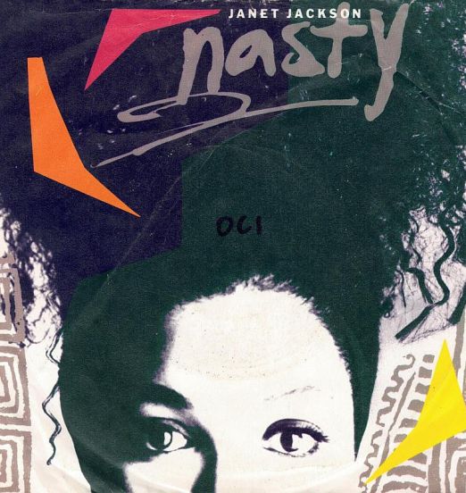 Janet Jackson - Nasty b/w You'll Never Find (A Love Like Mine) - A&M GER 7"