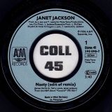 Janet Jackson – Nasty b/w You’ll Never Find (A Love Like Mine) – A&M GER 7″