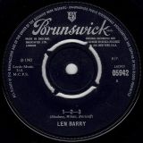 Len Barry – 1-2-3 b/w Bullseye – Brunswick UK 7″