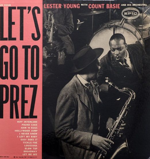 Lester Young With Count Basie Orchestra - Let's Go To Prez - Epic LP