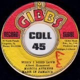 Marcia Aikens – When I Need Love b/w Mighty Two – I Need Dub – Joe Gibbs JA 7″