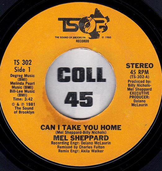 Mel Sheppard - Can I Take You Home b/w I Love Making Love To You - TSOB 7"