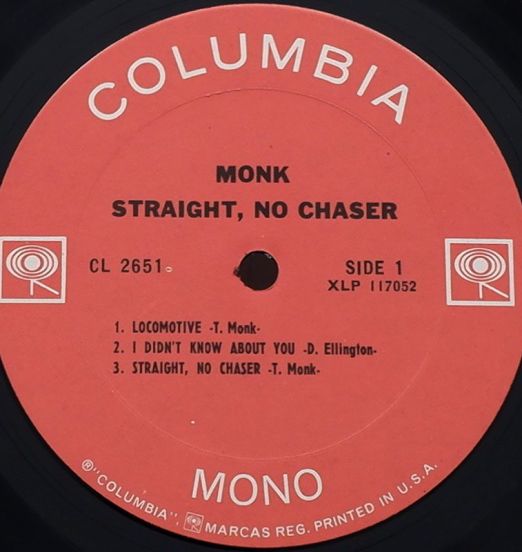 Monk-StraightNoChaserLABEL