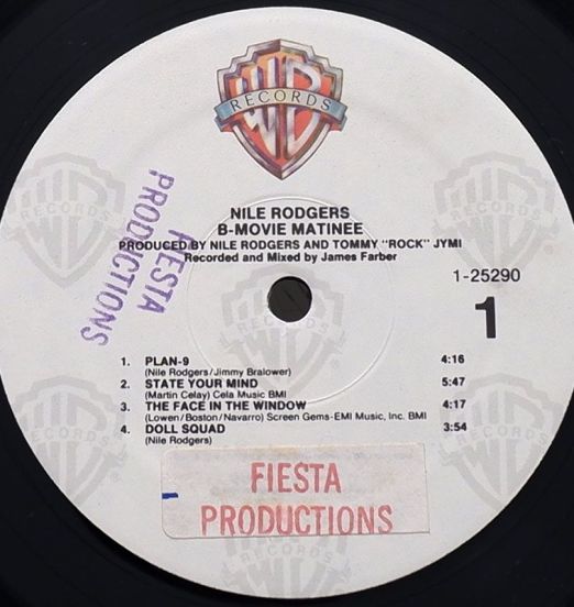 NileRodgers-BMovieMatineeLABEL
