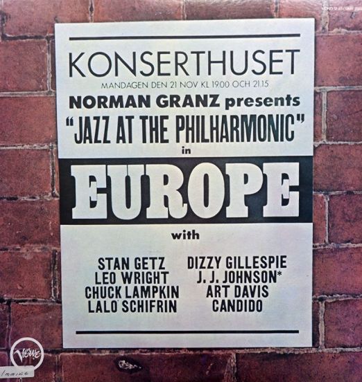 VA - Norman Granz Presents Jazz At The Philharmonic In Europe - Verve JP LP