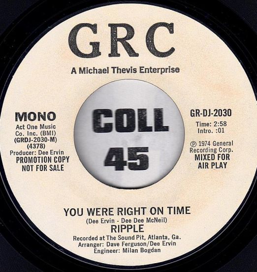 Ripple-YouWereRightOnTimeMONO