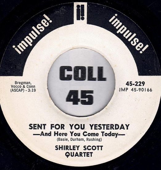 ShirleyScottQuartet-SentForYouYesterday