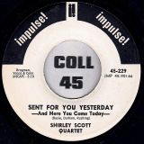 Shirley Scott – Hoe Down b/w Sent For You Yesterday – Impulse! DJ 7″