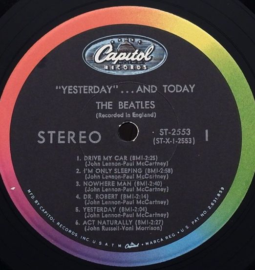 TheBeatles-YesterdayAndTodayLABEL