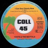 Toots And The Maytals – I Can See Clearly Now b/w Dilly Dally – Island GER 7″