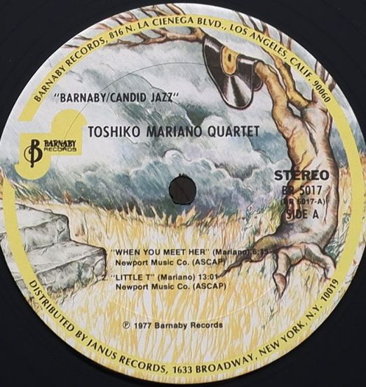ToshikoMarianoQuartet-BarnabyCandidJazzLABEL