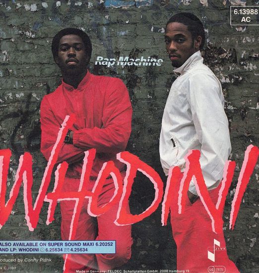 Whodini - Rap Machine b/w Dub Version - Jive GER 7"