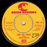 Bruce Ruffin – Mad About You b/w Save The People – Rhino UK 7″