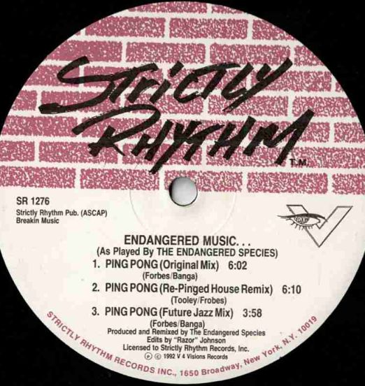 The Endangered Species - Endangered Music... - Strictly Rhythm 12"