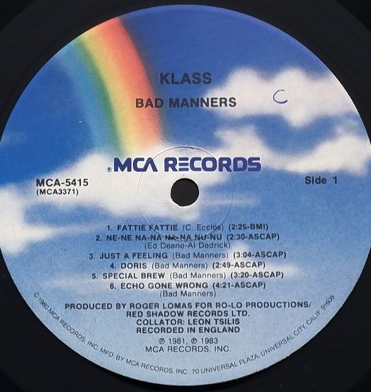 Klass-BadMannersLABEL