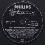 Louis Armstrong And His Orchestra – Louis Armstrong And Earl Hines – Philips RE LP