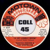 Martha Reeves & The Vandellas – In My Lonely Room b/w Dancing In The Street – Motown Yesteryear Series 7″