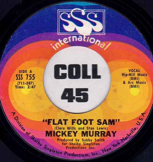 Mickey Murray - Flat Foot Sam b/w Jodie - SSS International 7"