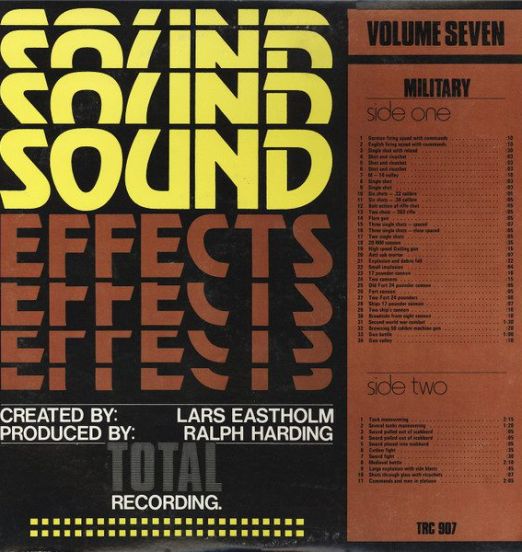 Sound Effects Volume 7 (Military) - Total Recording LP CN