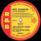 Ray Charles And His Orchestra – Hide ‘Nor Hair b/w Unchain My Heart, Hit The Road Jack – Outta Sight UK 7″