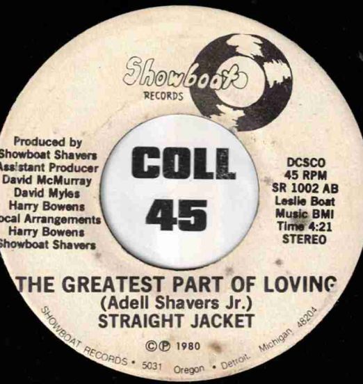 *OFFERS!* Straight Jacket - Greatest Part Of Loving b/w Fun - Showboat 7"