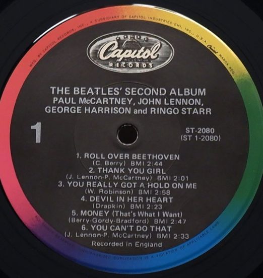 TheBeatles-SecondAlbumLABEL