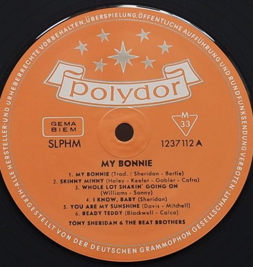 TonySheridan-MyBonnieLABEL