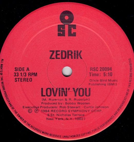 Zedrik-Lovin'You12A
