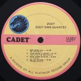 Zoot Sims Quartet – Zoot – Cadet LP