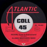 Allman Brothers Band – Revival (Love Is Everywhere) b/w Leave My Blues At Home – Atlantic GER 7″