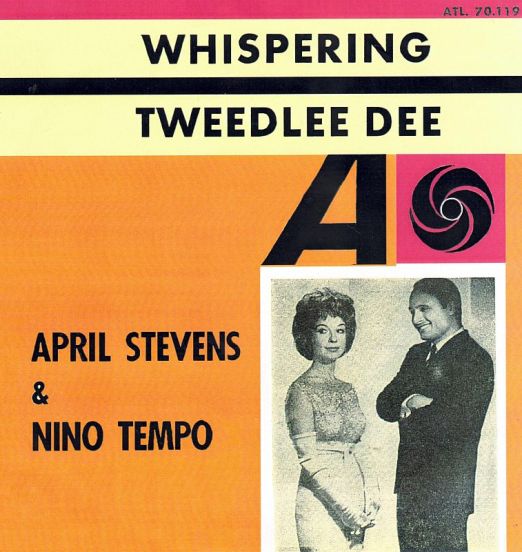 April Stevens & Nino Tempo -  Whispering b/w Tweedlee Dee - Atlantic GER 7"