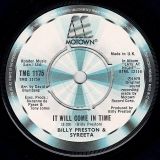 Billy Preston & Syreeta – It Will Come In Time b/w Billy Preston – All I Wanted Was You – Motown UK 7″