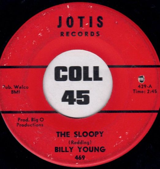 Billy Young - The Sloopy b/w Same Thing All Over - Jotis 7"