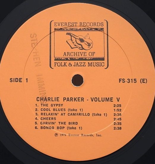 CharlieParker-VolumeVLABEL