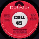 La Toya Jackson – Night Time Lover b/w Lovely Is She – Polydor 7″