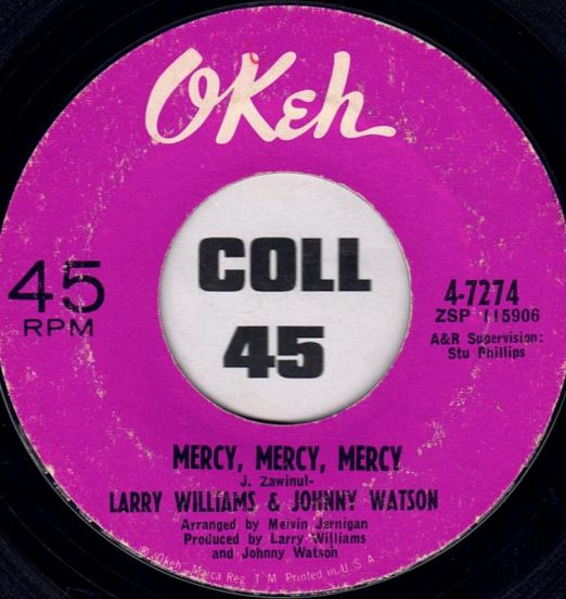 LarryWilliamsAndJohnWatson-Mercy,Mercy,Mercy