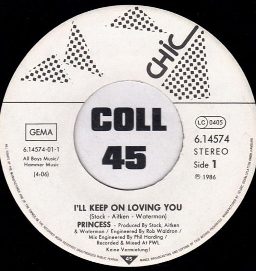 Princess-I'llKeepOnLovingYouLABEL