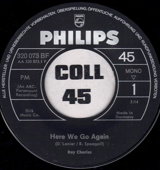 RayCharles-HereWeGoAgainLABEL