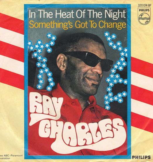 Ray Charles - In The Heat Of The Night b/w Here We Go Again - Stateside FR 7"