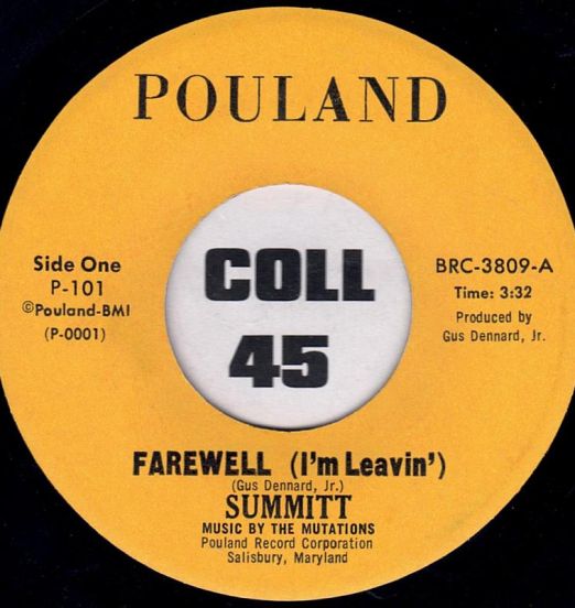 Summitt – Farewell (I'm Leavin') b/w I Remember - Pouland 7"
