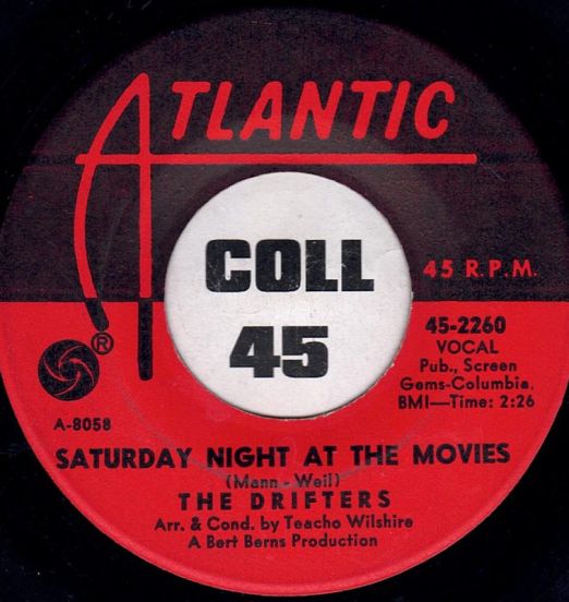 TheDrifters-SaturdayNightAtTheMoviesLABEL