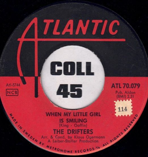 TheDrifters-WhenMyLittleGirlIsSmilingLABEL
