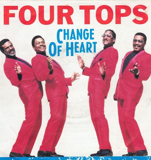 The Four Tops - Change Of Heart b/w Next Time - Arista GER 7"