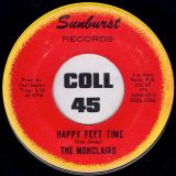 The Monclairs – Happy Feet Time b/w Wait For Me – Sunburst 7″