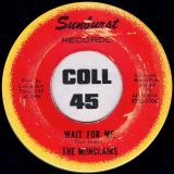 The Monclairs – Happy Feet Time b/w Wait For Me – Sunburst 7″