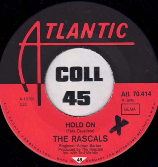 TheRascals-HoldOnLABEL