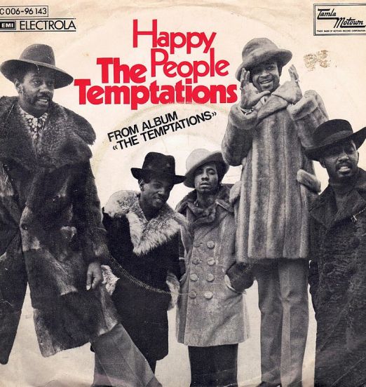 The Temptations - Happy People b/w Happy People (Instrumental) - Tamla Motown GER 7"