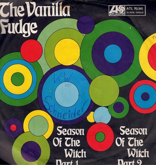 The Vanilla Fudge - Season Of The Witch Pt. 1 b/w Pt. 2 - Atlantic GER 7"