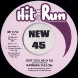*BACK IN!* Barbara Mason – You Better Stop It b/w Just You And Me – Hit And Run UK 7″